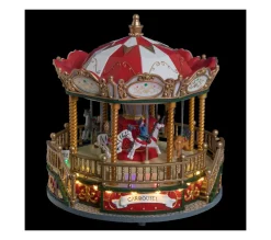 Sale FEERIC LIGHTS AND CHRISTMAS Manege De Noël Carrousel Lumineux, Anime Et Musical