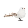 Best FEERIC LIGHTS AND CHRISTMAS Déco De Noël Oiseau Blanc Paillete 17 X 8 X H 11 Cm