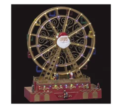 Flash Sale FEERIC LIGHTS AND CHRISTMAS Village De Noël Grande Roue Flash Lumineux Et Musical
