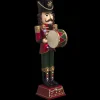 Fashion FEERIC LIGHTS AND CHRISTMAS Statue Soldat 122 Cm Casse-Noisette Lumineuse De Noël - Rouge