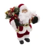 Best FEERIC LIGHTS AND CHRISTMAS Pere Noël Traditionnel En Velours Rouge Et Fourrure Blanche H 30 Cm