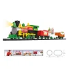 Best FEERIC LIGHTS AND CHRISTMAS Coffret 16 Pieces Train Electrique Noël - Locomotive , 12 Rails Et 3 Wagons