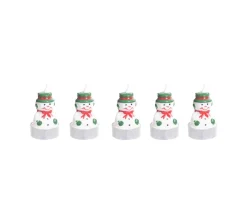 Flash Sale FEERIC LIGHTS AND CHRISTMAS Déco Noël Lot De 5 Bougies Décorees