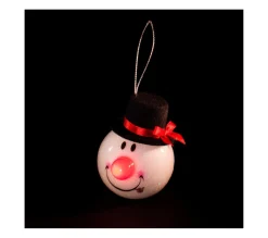 Cheap FEERIC LIGHTS AND CHRISTMAS Décoration De Noël Lumineuse Tete De Bonhomme De Neige Avec Nez Rouge Led Clignotante