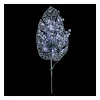 Best FEERIC LIGHTS AND CHRISTMAS Branche Décorative Pailletee Et Lumineuse 20 Led Blanc Lumiere Fixe H 39 Cm