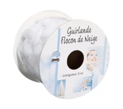 Online FEERIC LIGHTS AND CHRISTMAS Guirlande De Noël Mini Boules Pailletees - 250 Cm - Blanc