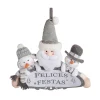 Cheap FEERIC LIGHTS AND CHRISTMAS Déco De Noël Pancarte Joyeuses Fetes Avec 3 Peluches H 38 Cm