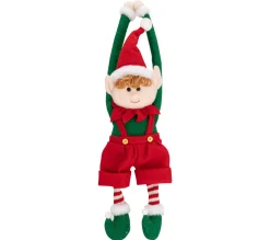 Best Sale FEERIC LIGHTS AND CHRISTMAS Déco De Noël Lutin A Accrocher H 46 Cm