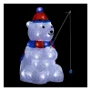 Discount FEERIC LIGHTS AND CHRISTMAS Déco De Noël Lumineuse Ours Pecheur 40 Led Blanches H 39 Cm