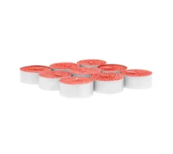 Discount FEERIC LIGHTS AND CHRISTMAS Lot De 9 Bougies Chauffe Plat Rouge Paillete D 3.8 Cm