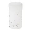 Cheap FEERIC LIGHTS AND CHRISTMAS Bougie Blanche Pailletee Et Etoilee H 12 Cm 340 G