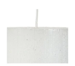 Cheap FEERIC LIGHTS AND CHRISTMAS Bougie Blanche Pailletee Et Etoilee H 12 Cm 340 G
