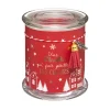 Sale FEERIC LIGHTS AND CHRISTMAS Bougie Parfumee Pot En Verre Imprime Avec Déco