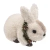 Store FEERIC LIGHTS AND CHRISTMAS Déco De Noël Lapin Avec Couronne Décoree 13.5 X 17.5 Cm
