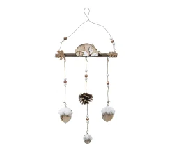 Cheap FEERIC LIGHTS AND CHRISTMAS Déco De Noël Suspension En Bois Avec Renard H 42 Cm