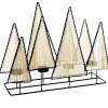Store FEERIC LIGHTS AND CHRISTMAS Photophore De Noël Design Milano - 4 Bougies - Noir