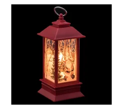 Online FEERIC LIGHTS AND CHRISTMAS Décoration De Noël Lumineuse Mini Lanterne Rouge H 13 Cm