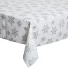 Outlet FEERIC LIGHTS AND CHRISTMAS Nappe Flocons De Noël Fantasy - L. 240 X L. 140 Cm - Blanc
