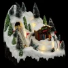 Best FEERIC LIGHTS AND CHRISTMAS Village De Noël Location De Ski Lumineux Et Anime - Multicolore
