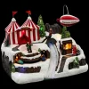 Flash Sale FEERIC LIGHTS AND CHRISTMAS Village De Noël Chapiteau Et Dirigeable Lumineux - Multicolore
