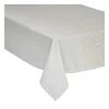 Hot FEERIC LIGHTS AND CHRISTMAS Nappe En Coton Blanc Avec Etoiles Or 140 X 240 Cm
