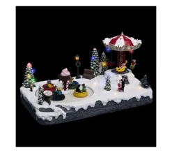 Best Sale FEERIC LIGHTS AND CHRISTMAS Village De Noël Lumineux, Anime Et Musical Parc D'Attraction