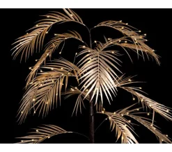 Discount FEERIC LIGHTS AND CHRISTMAS Déco De Noël Arbre Lumineux Palmier Feuilles Dorees 120 Led Blanc Chaud H 120 Cm