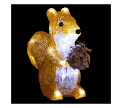 Discount FEERIC LIGHTS AND CHRISTMAS Déco Lumineuse Ecureuil 20 Led Blanc Froid H 20 Cm