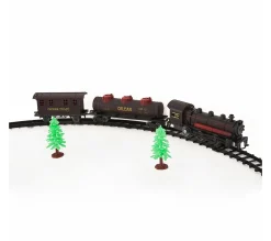 New FEERIC LIGHTS AND CHRISTMAS Train Electrique 24 Pieces Du Village De Noël