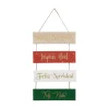 Store FEERIC LIGHTS AND CHRISTMAS Déco De Noël Pancarte En Bois Joyeux Noël En Plusieurs Langues H 40 Cm