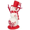 Online FEERIC LIGHTS AND CHRISTMAS Déco De Noël Bonhomme De Neige Avec Bonbons Rouge Et Blanc 25 X 15 X H 41 Cm