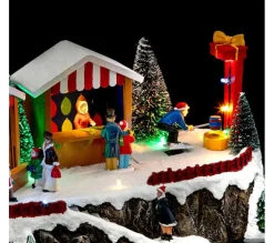 Discount FEERIC LIGHTS AND CHRISTMAS Village De Noël Fete Foraine Lumineux Et Musical - Multicolore