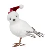 Cheap FEERIC LIGHTS AND CHRISTMAS Déco De Noël Oiseau Blanc Avec Bonnet Rouge 13 X 8 X H 14 Cm