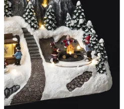 Best FEERIC LIGHTS AND CHRISTMAS Village De Noël Refuge D'Altitude Lumineux Et Anime - Multicolore
