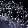 Shop FEERIC LIGHTS AND CHRISTMAS Guirlande Lumineuse Boa 5 Metres 400 Microled Blanc Froid 8 Jeux De Lumiere