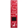 Best FEERIC LIGHTS AND CHRISTMAS Calendrier De L'Avent Pancarte En Bois - H. 120 Cm - Rouge