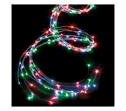 Shop FEERIC LIGHTS AND CHRISTMAS Guirlande Lumineuse Exterieur Cascade 200 Microled Multicolore 8 Jeux De Lumiere