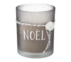 Flash Sale FEERIC LIGHTS AND CHRISTMAS Bougie Dans Photophore En Verre Décore 185 G