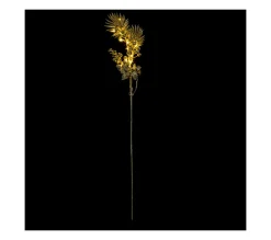 Best Sale FEERIC LIGHTS AND CHRISTMAS Branche Décorative Pailletee Et Lumineuse 15 Led Blanc Lumiere Fixe H 60 Cm