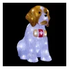 New FEERIC LIGHTS AND CHRISTMAS Déco Lumineuse Chien Saint-Bernard 40 Led Blanc Froid H 38 Cm