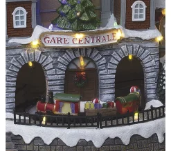 Cheap FEERIC LIGHTS AND CHRISTMAS Village De Noël Anime, Lumineux Et Musical Gare Centrale - Multicolore