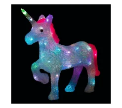Online FEERIC LIGHTS AND CHRISTMAS Déco Lumineuse Licorne 40 Led A Variation De Couleurs H 40 Cm