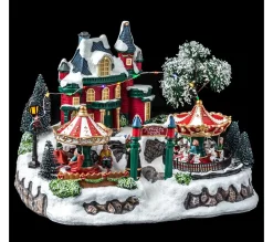 Discount FEERIC LIGHTS AND CHRISTMAS Fete Foraine De Noël Animee Et Lumineuse - Multicolore