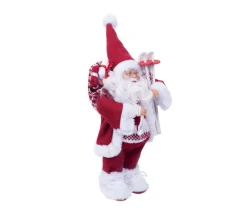 Cheap FEERIC LIGHTS AND CHRISTMAS Pere Noël Traditionnel En Habit Rouge Et Blanc H 30 Cm