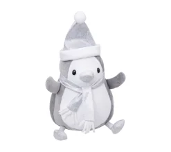 Shop FEERIC LIGHTS AND CHRISTMAS Déco De Noël Peluche Pingouin En Habit H 20 Cm