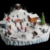 Online FEERIC LIGHTS AND CHRISTMAS Village De Noël Anime Et Lumineux Station De Ski - Blanc