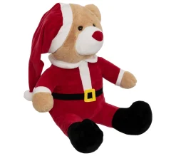 Fashion FEERIC LIGHTS AND CHRISTMAS Déco De Noël Peluche Ours En Habit De Pere Noël H 60 Cm