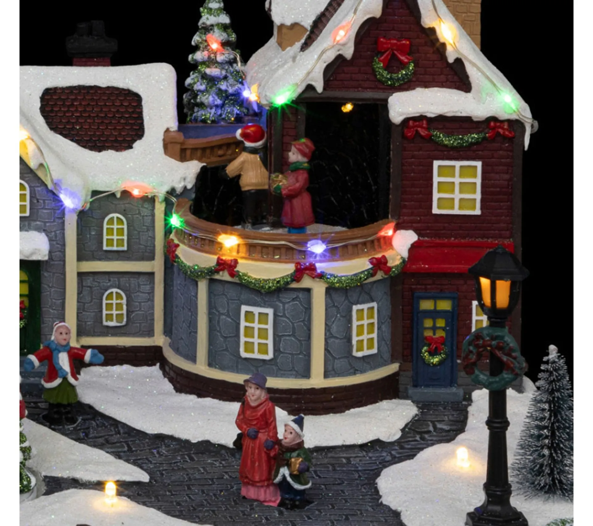Online FEERIC LIGHTS AND CHRISTMAS Village De Noël Rue Pietonne Lumineux Et Musical - Multicolore