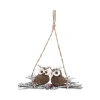 Flash Sale FEERIC LIGHTS AND CHRISTMAS Suspension De Noël 2 Hiboux Sur Branches Enneigees
