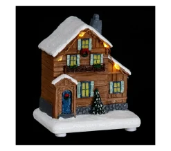 Store FEERIC LIGHTS AND CHRISTMAS Village De Noël Lumineux Chalet A La Montagne